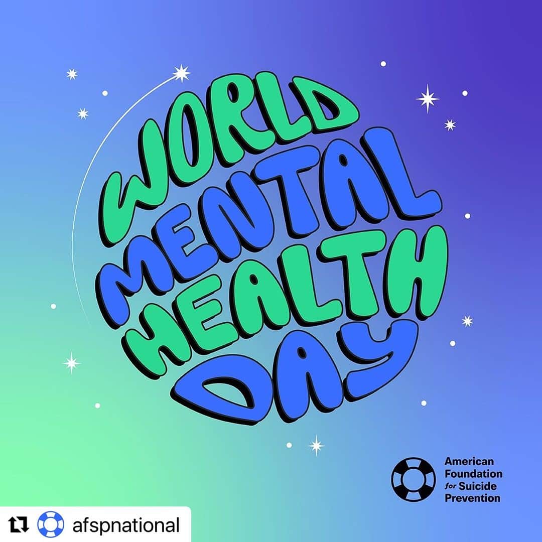 メリッサ・ジョーン・ハートのインスタグラム：「#Repost @afspnational  ・・・ Today is #WorldMentalHealthDay, a day to celebrate our resilience and strength. It's also a day to acknowledge that sometimes, we need help and support to overcome challenges. Let's make a promise to ourselves and others: to be kind, understanding, and patient. 💙  Today and every day remember...  ⭐ You are never alone ⭐ Help is closer than you think ⭐ We're glad you're here  Link in bio to learn more about mental health and suicide prevention.」