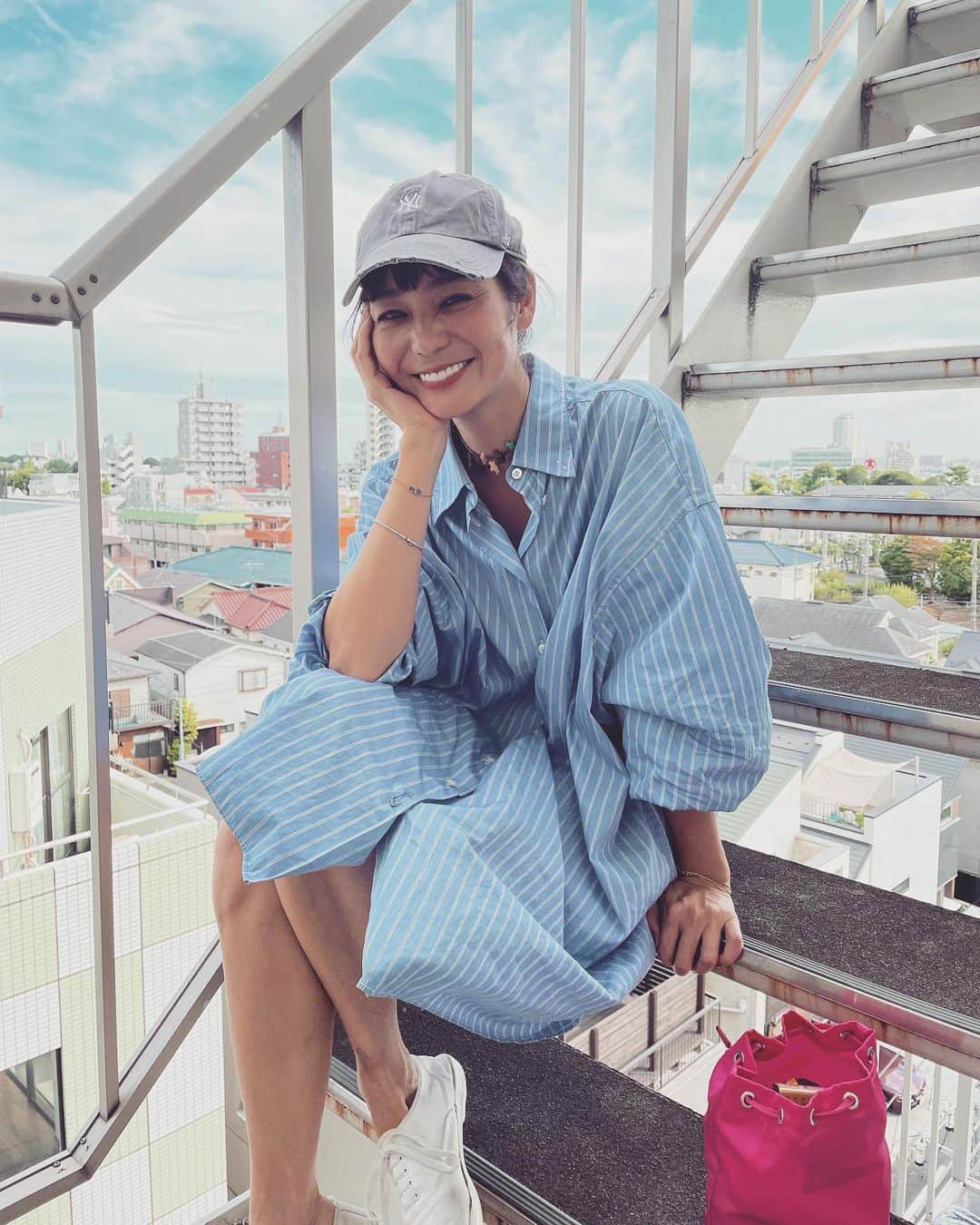 竹下玲奈のインスタグラム：「寒くなってきましたね🤧 皆さん風邪には気をつけてお出かけ下さいませ〜✨ #ootd」