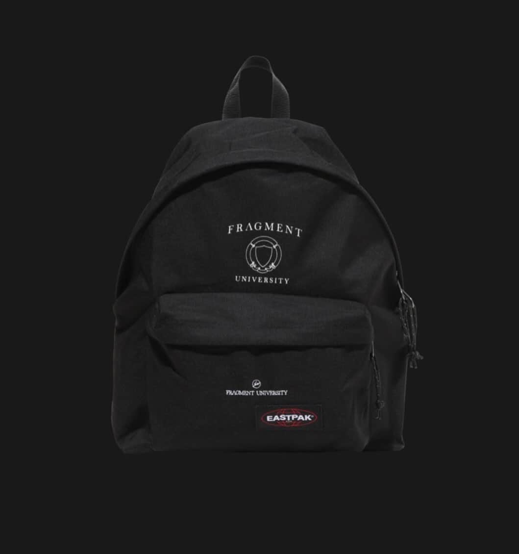 藤原ヒロシのインスタグラム：「FRAGMENT UNIVERSITYオフィシャルのカレッジアイテムを、10月12日（木）AM10時より発売します。受講者でなくても購入可能。詳しくはウェブサイトをご覧ください。」