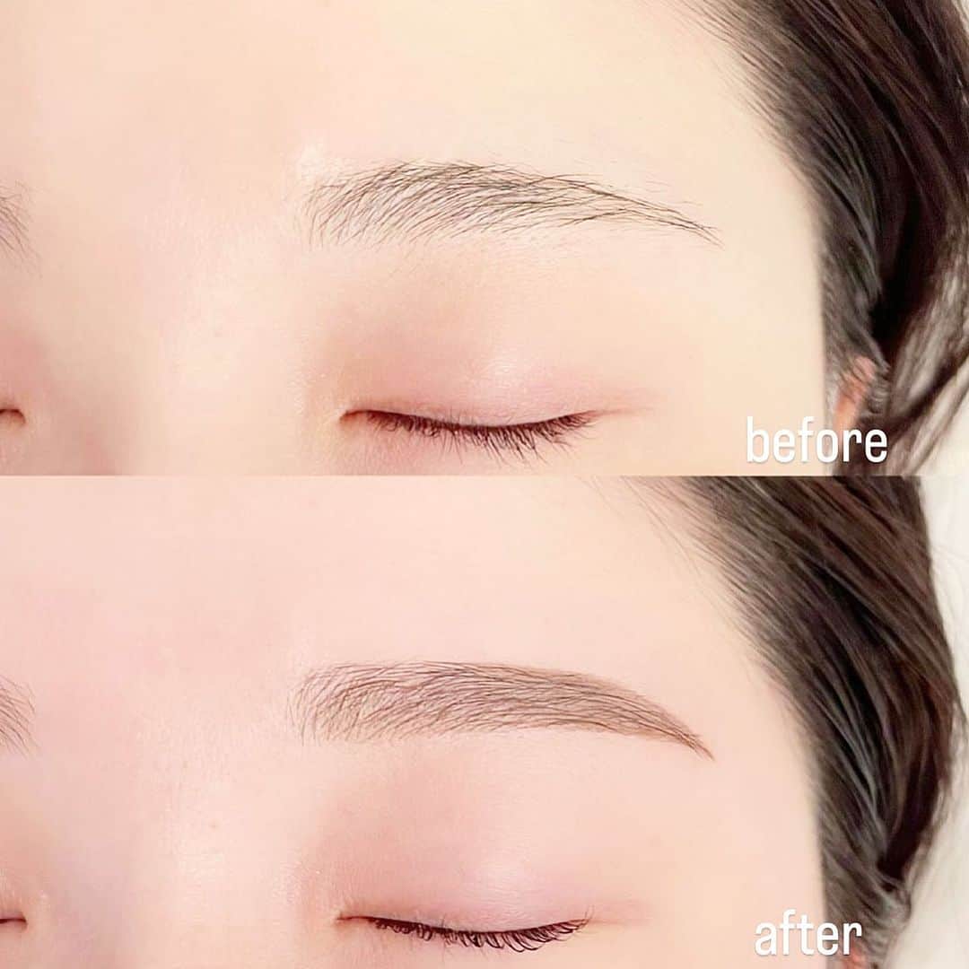 フレジエのインスタグラム：「wax脱毛  毎日のメイクの時短になるように、 ワックス脱毛でいらない毛をお取りします◎  自眉がない場所はメイクが必要なのでメイクの方法もお伝えさせていただきますのでご安心ください🧸  frele(@mayu_eye )」