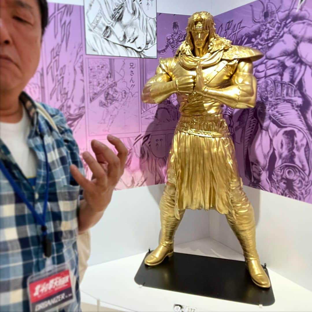 木村ひさしのインスタグラム：「嘘じゃないから② 「天を見よ！ 見えるはずだ あの死兆星が‼︎」 #北斗の拳40周年大原画展」
