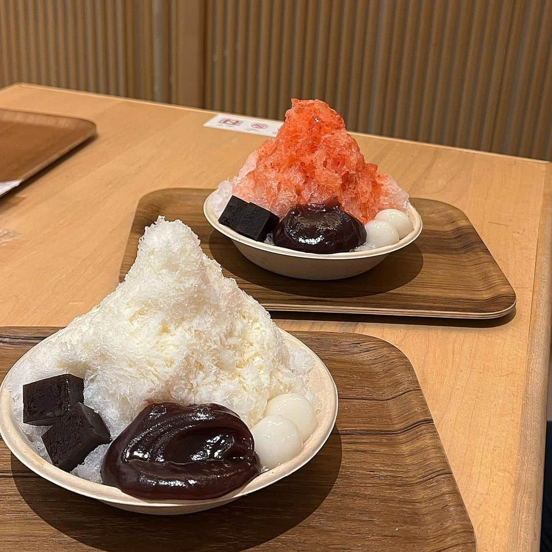 chii.raruさんのインスタグラム写真 - (chii.raruInstagram)「＊ 夏の暑い日に行った トラヤあんスタンド🍧 @torayaanstand かき氷も美味しかったけど あんこと羊羹はさすが🥹🌟 美味しかった🫘😋」10月11日 11時41分 - chii.raru