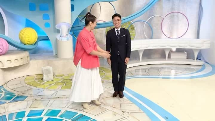 山﨑誠のインスタグラム：「🔥 ZIP!の初担当日だった先週、 浜口京子さん に気合いを入れて頂いた住岡。  その気合いを持って、今日臨んでいました！！  #浜口京子 #ZIP #住岡佑樹  #プロレス好きの住岡の歴史はこの日から始まった」