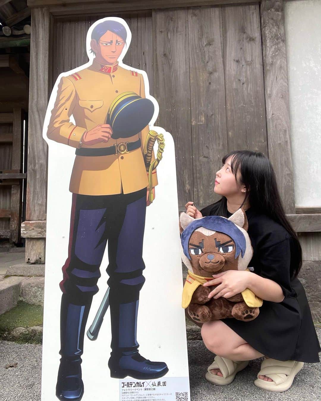 上田ミルキィのインスタグラム：「正直この為だけに鹿児島に来ました。 鯉登音之進is永遠(ｴﾀｰﾅﾙ)。」