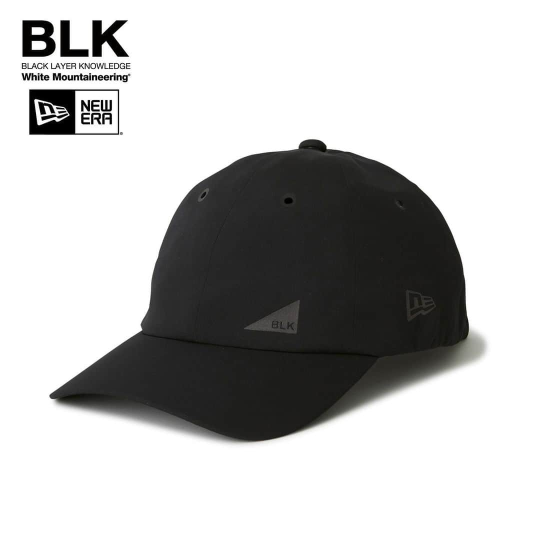 ホワイトマウンテニアリングのインスタグラム：「_ BLK White Mountaineering®︎ 23AW Collection   Collaborated with @newerajapan   BK2373803 BLK X NEW ERA 'NO SEAM 6 PANEL CAP'  #blk_whitemountaineering  #newera」