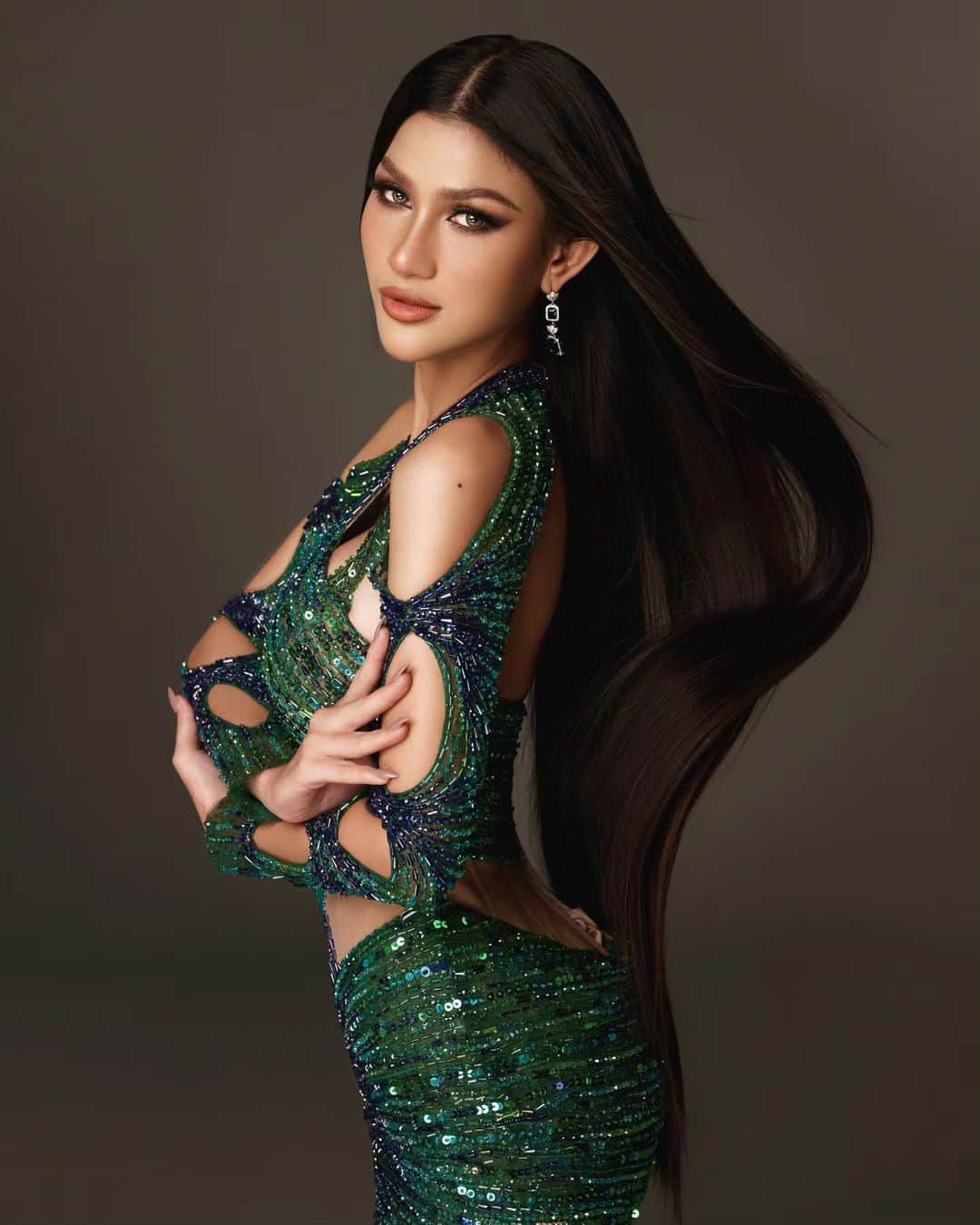Ivan Gunawanのインスタグラム：「She is living her dream, one step at a time  Miss Grand Indonesia 2023 @ritassyawellgreat   Photographer : @milortran  Make up : @quannguyen_makeup  Hair do : @pulehairstylist  Dress : @brianvo.fashion   @missgrandinternational @nawat.tv @teresa.mgi   @ivan_gunawan  @yayasanduniamegabintang  @meidypesik @dardo_djf  #MissGrandInternational2023 #MGI2023 #AliveVietnam #Staynex #CollagenElastin #Aratawellness #MissGrandIndonesia2023」