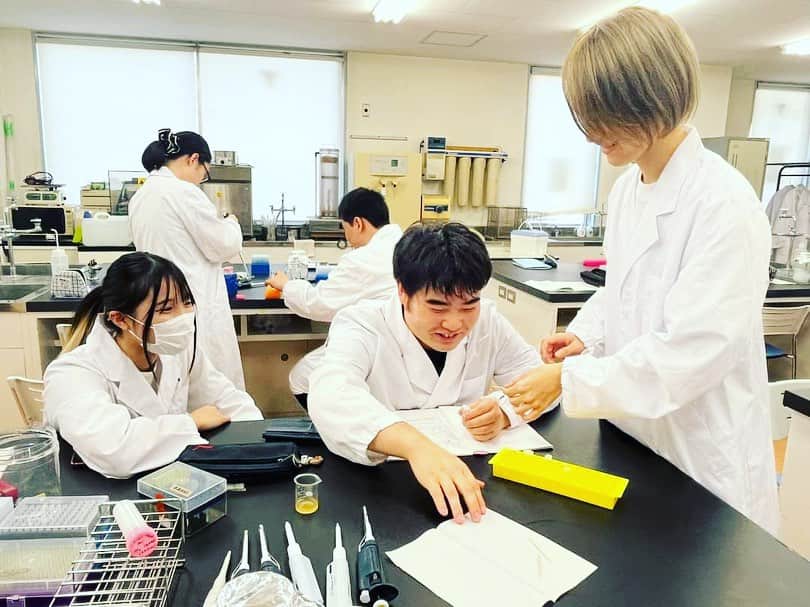 [公式]大阪ハイテクノロジー専門学校さんのインスタグラム写真 - ([公式]大阪ハイテクノロジー専門学校Instagram)「先日のバイオ・再生医療学科授業の様子をご紹介✨ 「分子生物学実習」では、基本的なDNAの扱い方を学びました！ 大腸菌を大量培養し、専用のチューブ内で大腸菌の細胞膜を壊してDNAを抽出、エタノール沈殿で精製します。 初めて行う実験でしたがクラスメイトと相談し、試行錯誤しながら頑張っていました👍  #バイオ #再生医療 #再生医療技術者 #医薬品業界 #駅近 #新大阪駅徒歩5分 #就職率100% #オープンキャンパス」10月11日 13時51分 - osakahightech