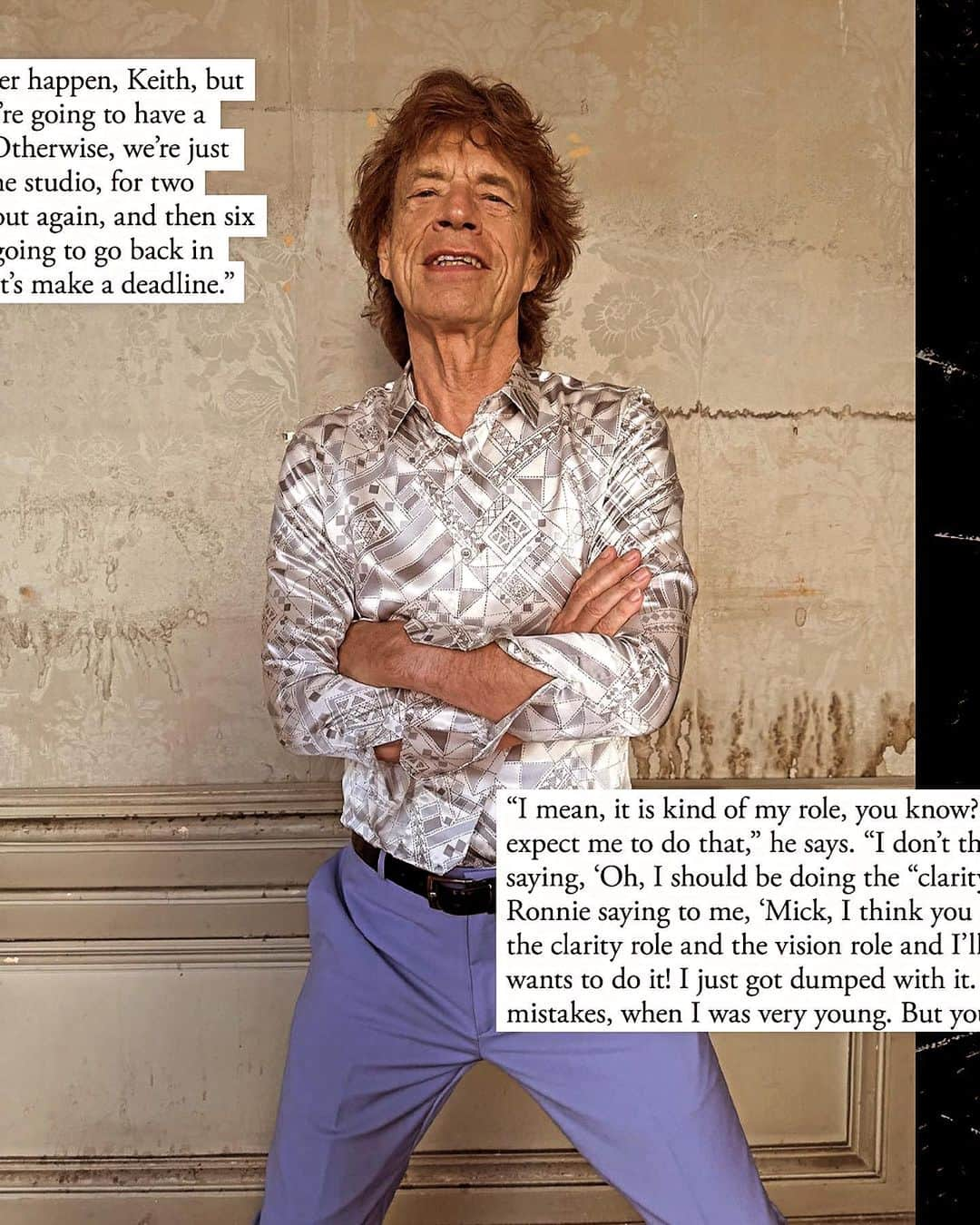 The Rolling Stonesさんのインスタグラム写真 - (The Rolling StonesInstagram)「“Even, if it’s a nice song, if it’s not done with enthusiasm, it doesn’t really get to you, does it?” - @mickjagger   Source: @wsj @wsjmag   #therollingstones #rollingstones #hackneydiamonds」10月12日 0時02分 - therollingstones