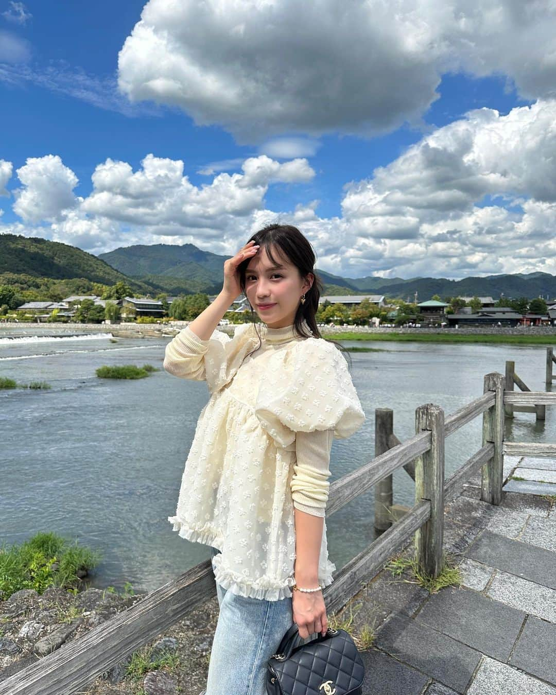 矢田伶華さんのインスタグラム写真 - (矢田伶華Instagram)「嵐山☀️ 初めての嵐山たのしかったなぁ🍡 やっぱ京都は最高…♡!!  #嵐山 #嵐山グルメ #京都 #京都観光」10月12日 0時17分 - reika_308