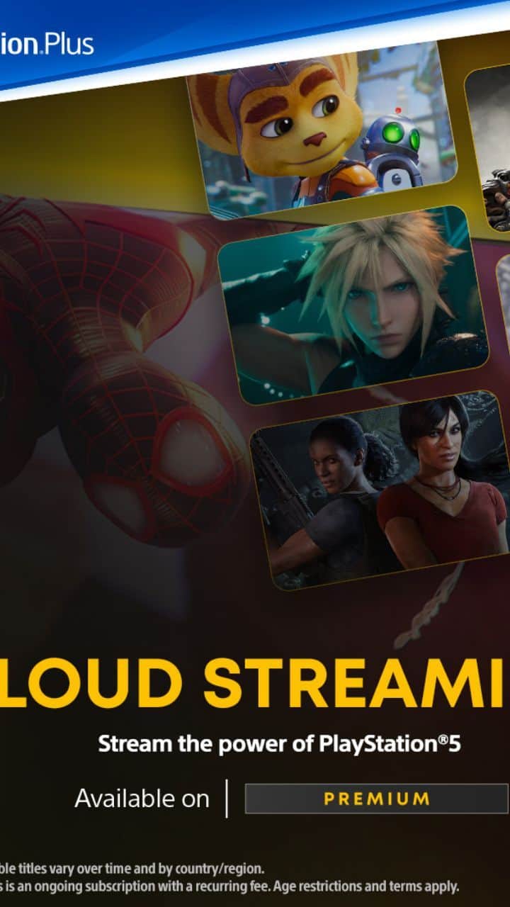 PlayStationのインスタグラム：「PS5 cloud streaming launches this month for PlayStation Plus Premium members. Full details at PlayStation Blog.」