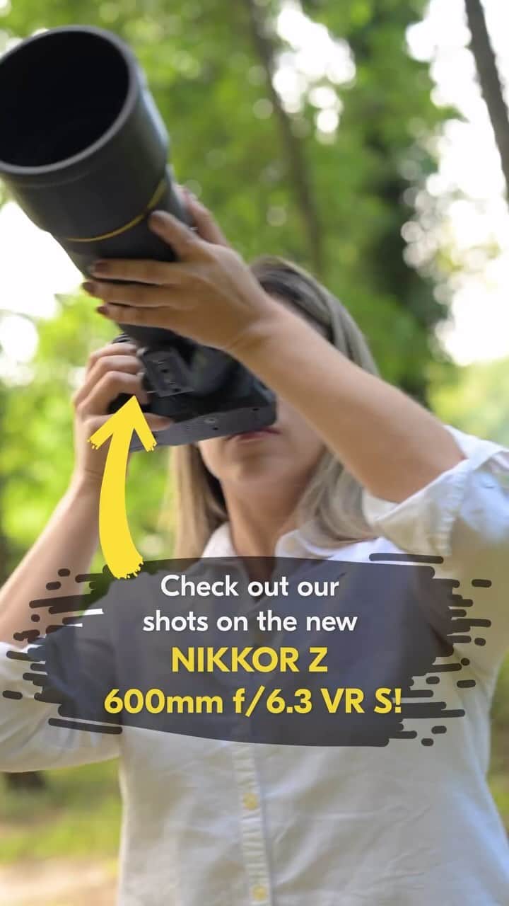 NikonUSAのインスタグラム：「Our new NIKKOR Z 600mm f/6.3 VR S is a game-changer. At 11” and 3lbs, you don’t need a tripod or monopod so you can travel light and react fast. Birdwatchers, wildlife enthusiasts, motorsport junkies, and aviation buffs, tap the link in our bio to learn more about this incredibly powerful new lens.   #Nikon #lens #NIKKORZ #wildlifephotography #birdphotography #motorsportphotography #aviationphotography」