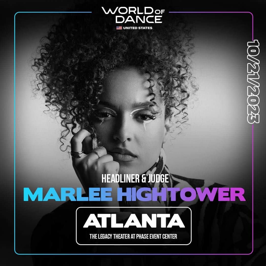 World of Danceさんのインスタグラム写真 - (World of DanceInstagram)「Our next stop: ATLANTA✈️ The Championship Series is coming to you live on 10/21 at The Legacy Theater. Hosted by Mike Murdah🎤   Meet the judges and headliners: Cheyenne Kibblewhite, Angel Gibbs, Nonstop, Marlee Hightower, and Skootah!   Check the link in our bio to buy your tickets now🎟️  #worldofdance #wodatl23 #wodatlanta」10月12日 1時01分 - worldofdance