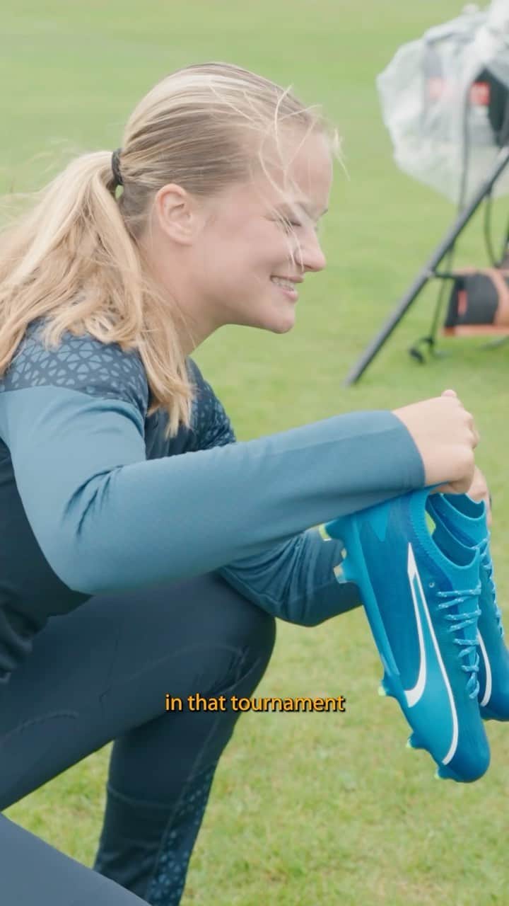 のインスタグラム：「From shining in our SAB and PUMA NEXT UP CUP tournament to Spurs first team, Milly Boughton’s come up has been rapid but not without sacrifices 👀  With the biggest season of her life coming up, she’s ready to show the world what she’s got 🔥   @milly_boughton 🤝🏽 @pumafootball」
