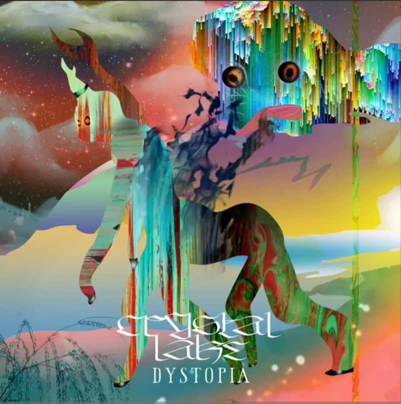 Crystal Lakeのインスタグラム：「NEW SONG 'Dystopia' OUT NOW! (time zones may apply)  "I just wanna feel like sh*t cause' it feels like home!"  🎨: @kohyamada // @mmmiyamotomanami  #CrystalLake #NewSong #Sharptone #SharptoneRecords #JMS #JapanMusicSystem」