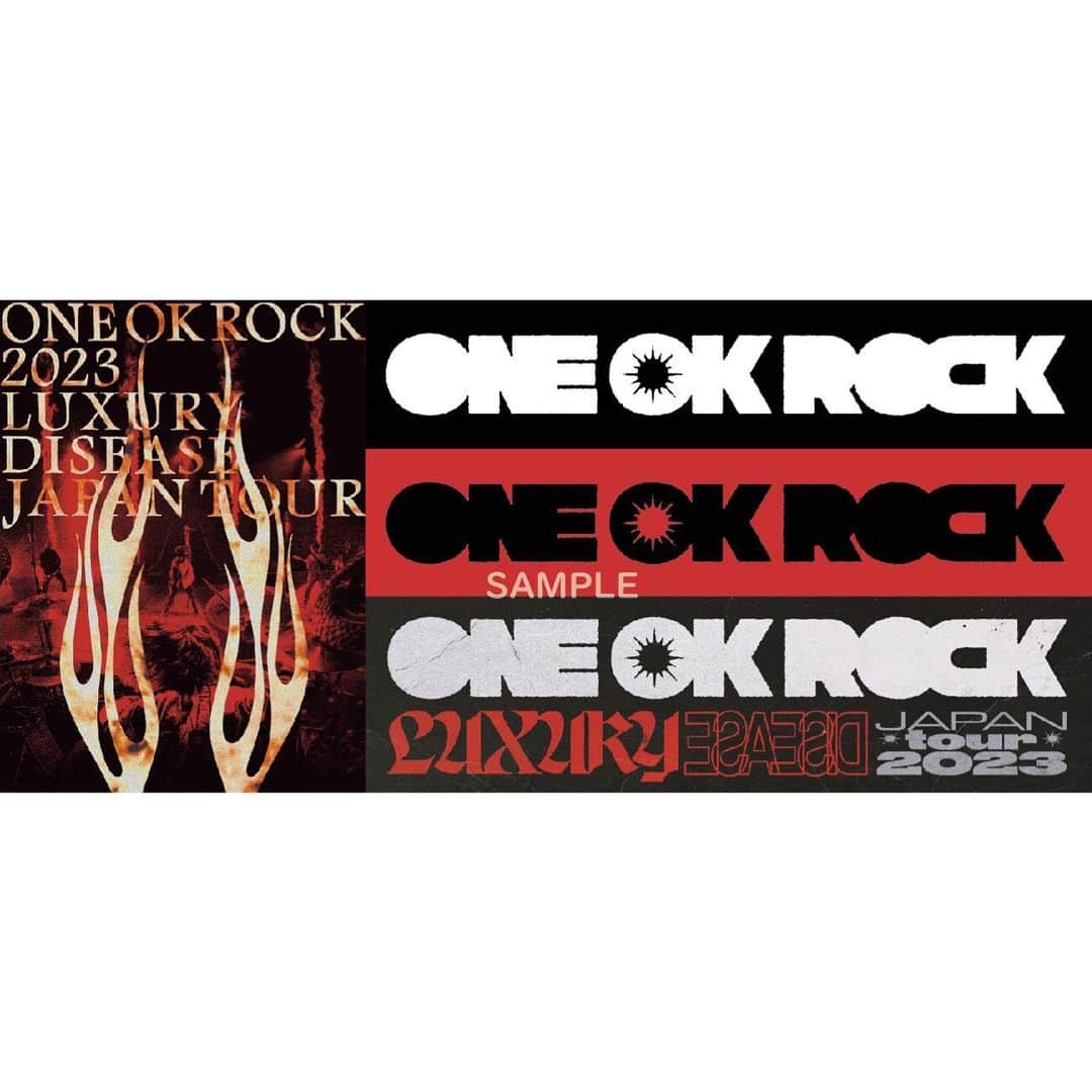 のインスタグラム：「#ONEOKROCK  11/15発売、ONE OK ROCKのライブDVD＆BD「ONE OK ROCK 2023 LUXURY DISEASE JAPAN TOUR」の 特典絵柄が決定！✨  特典はなくなり次第終了となりますので、 お早めにご予約・ご購入ください！  Amazon：オリジナルコットン巾着 その他CDショップ：オリジナルステッカーシート  ご予約リンクはストーリーズ/ハイライトに✍️」