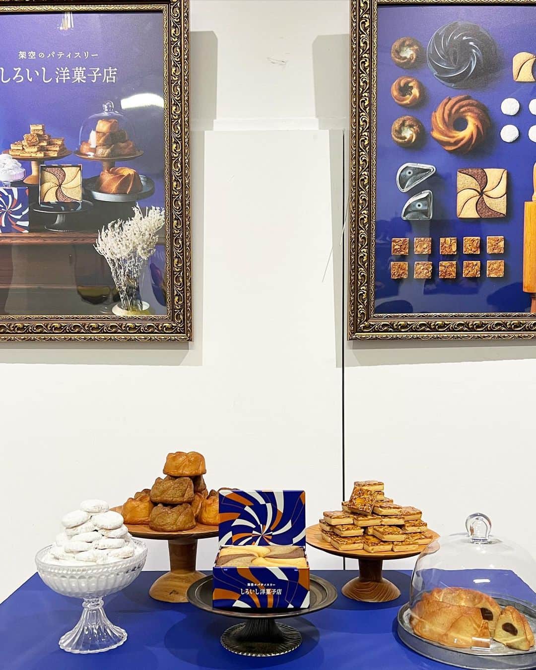 ayumiさんのインスタグラム写真 - (ayumiInstagram)「🍪🍪🍪 ベイクチーズタルトなどを生んだ @bake_jp さんから新たに展開される新ブランド 「しろいし洋菓子店」の発表会にお邪魔しました 😍😘🧁  それぞれの洋菓子は北国に佇む架空のマンション 「マンション・インディゴ」の住人たちをモチーフにした 物語が表現されていてわくわくで素敵空間で楽しかった〜🫢🌼  初のデジタル上での展開を 主としたブランドで、 10月12日(木)から発売されるみたい😉 気になる方はぜひチェックしてみてね🥰🍰 #sponsored #しろいし洋菓子店 #BAKE #ベイク」10月11日 17時33分 - ayupichikitchen