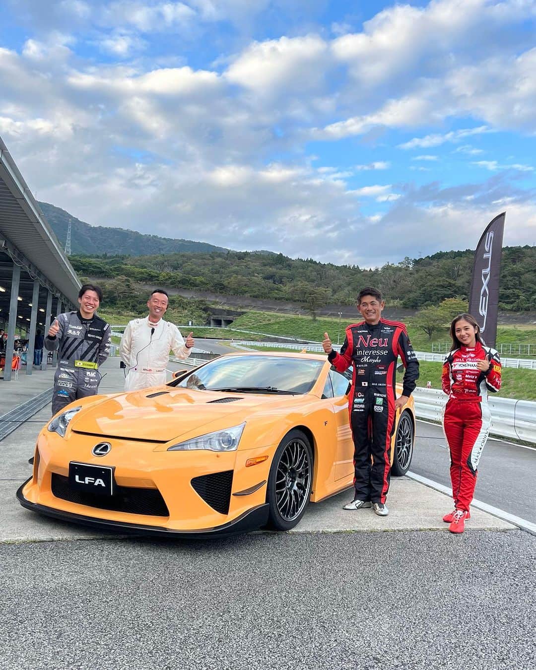 織戸学のインスタグラム：「日本の誇るスーパーカー TOYOTA LFA  やはり Exhaust soundは、人を魅了しますね。」