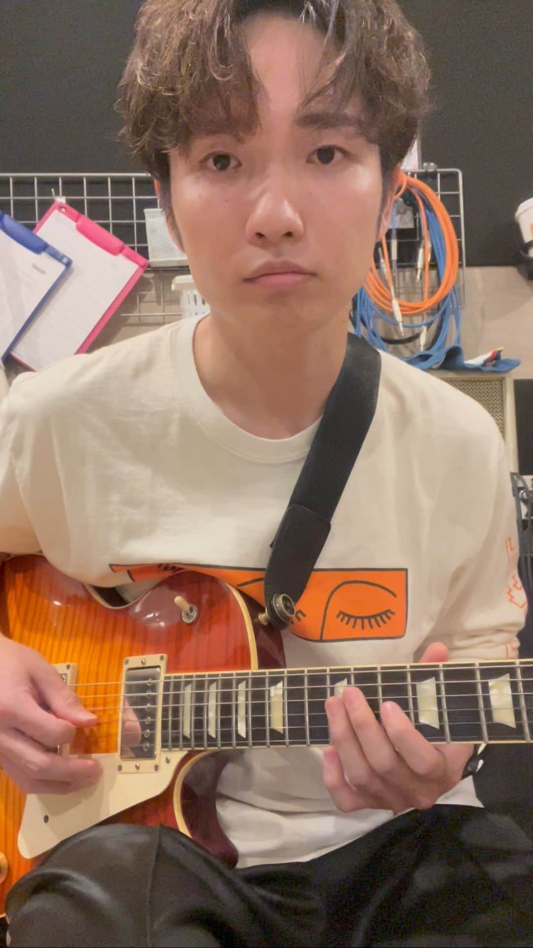 洲崎貴郁のインスタグラム：「#ギター #フレーズ」