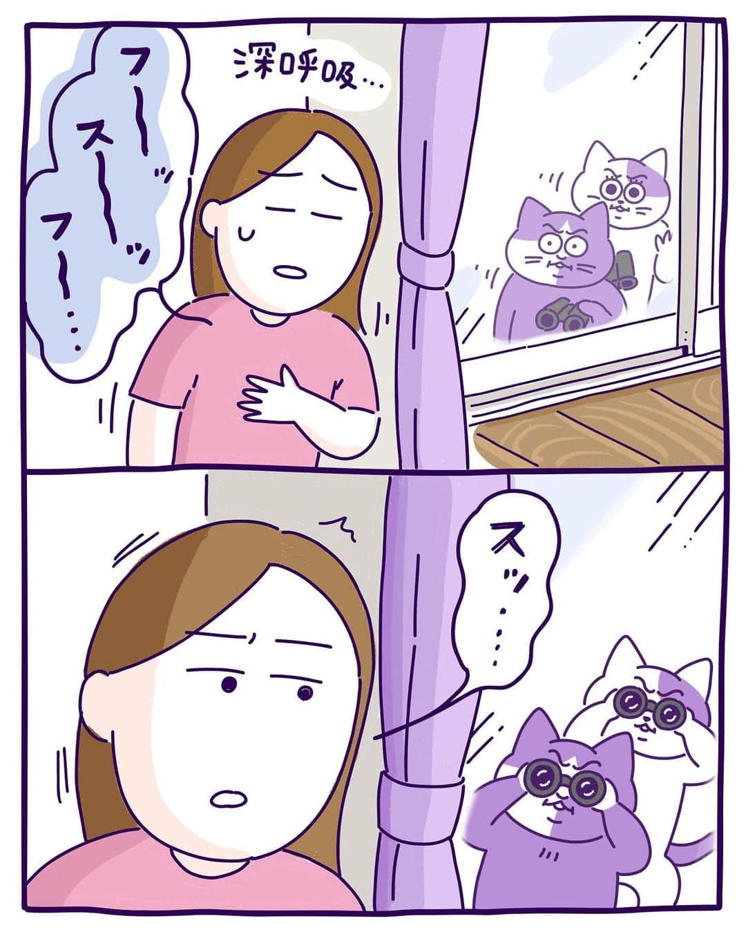 澤村 花菜さんのインスタグラム写真 - (澤村 花菜Instagram)「来客あれば隠れちゃうし病院でもびびって無言だから、こんなにうるさくてしつこいって誰も知らないのが悔しいところ…！  #ぐみごまのまんが  #イラスト #猫漫画 #日常漫画」10月11日 18時47分 - hamchim