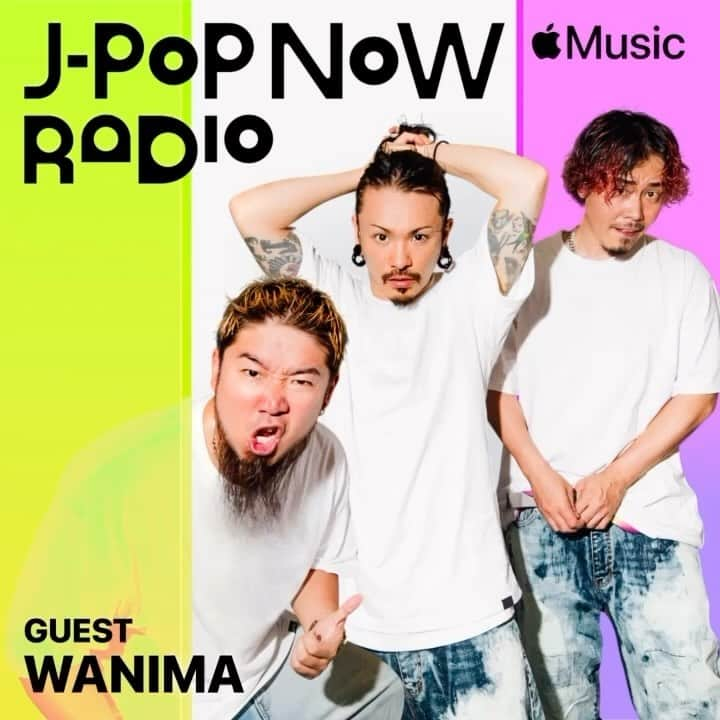 WANIMAのインスタグラム：「Apple Music   「J-Pop Now Radio」   WANIMAからKENTAがゲスト出演!!   ▼視聴はコチラ http://apple.co/JPopNow   #WANIMA #AppleMusic #JPopNowRadio」