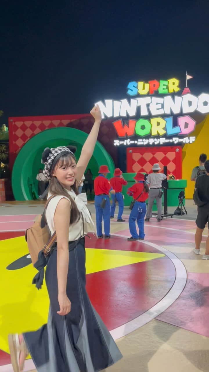 月野有菜のインスタグラム：「マリオの世界をおすそわけ🍄⭐️🩷」