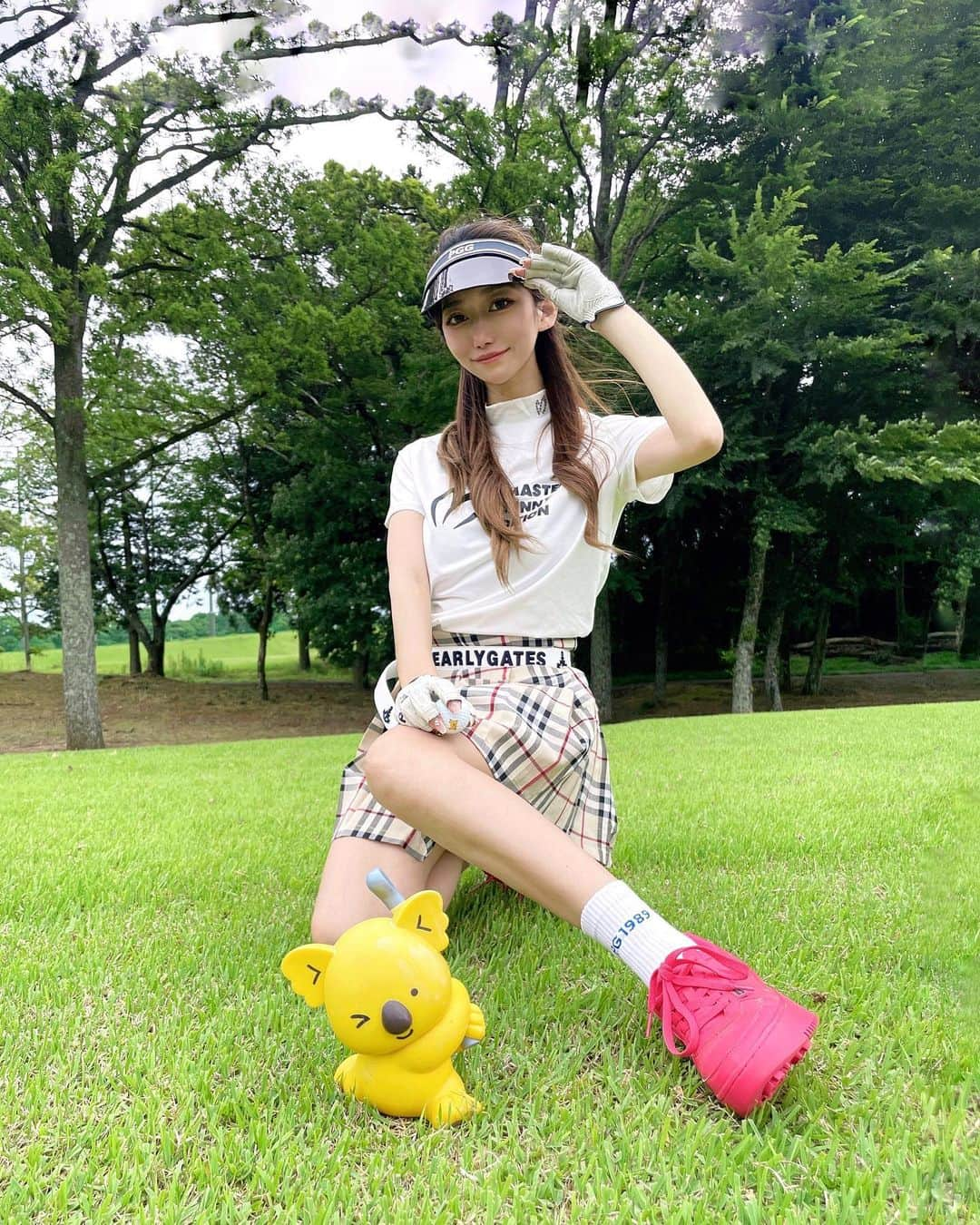 𝐊𝐎𝐘𝐔𝐏𝐈𝐏𝐈 のインスタグラム：「🐨⛳️🩶  LOTTE 🍫  ミニチュア好きにはたまらん🫶🏽  #ロッテ皆吉台カントリー倶楽部  #千葉ゴルフ  #ゴルフ女子  #ゴルフウェア」