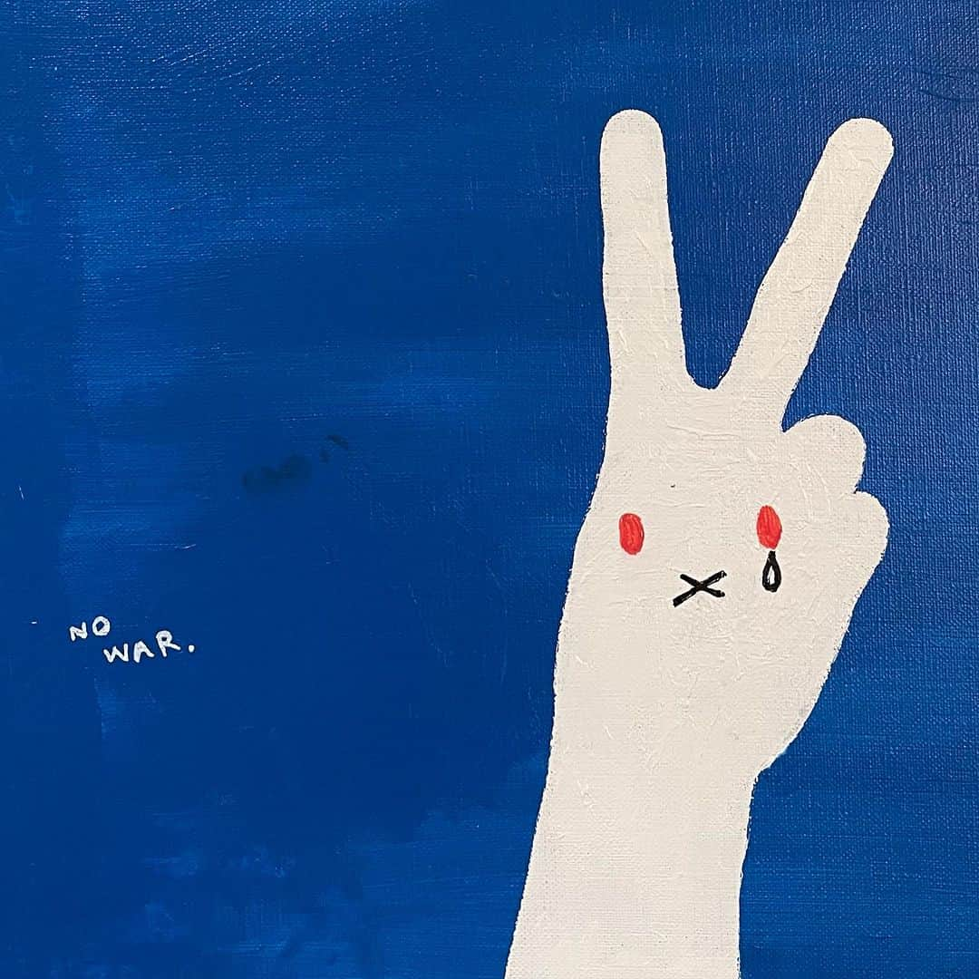 松田岳二さんのインスタグラム写真 - (松田岳二Instagram)「"No War" Let's make peace,and stop the war.」10月11日 20時27分 - cbsmgrfc