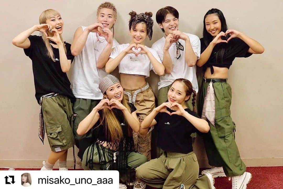 田尻恭香のインスタグラム：「仙台 名古屋 広島 大阪 公演 ありがとうございました~~！  team UNOへの愛が 日々、ましましになっています😌♥♥  残りの公演も全力サポートさせていただきます🫶🏻  #Repost @misako_uno_aaa san  #パルラブ ツアー、 ホール公演は残すところあと3公演…!! 寂しいね🥺💖  UNO Dancers、いつも全力で一緒にステージに立ってくれてありがとう 🫶✨  12/31の大晦日アリーナ公演まで駆け抜けよう💪❤️‍🔥  2023年の最後まで ファンのみんな含めたTeam UNO みーんなで幸せになろうね🌈  全力でお待ちしてます‼️🎪」