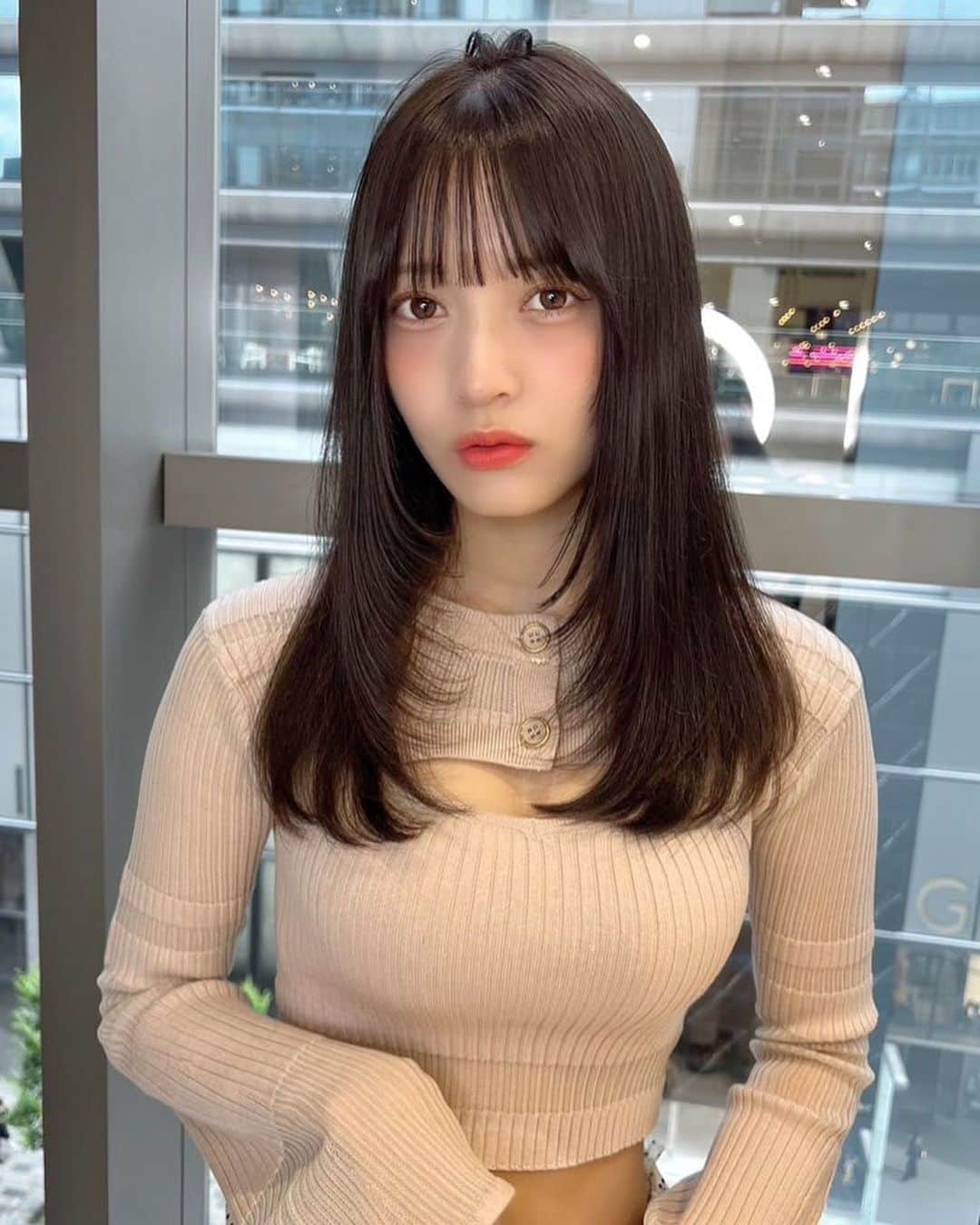 のインスタグラム：「正面顔っ」