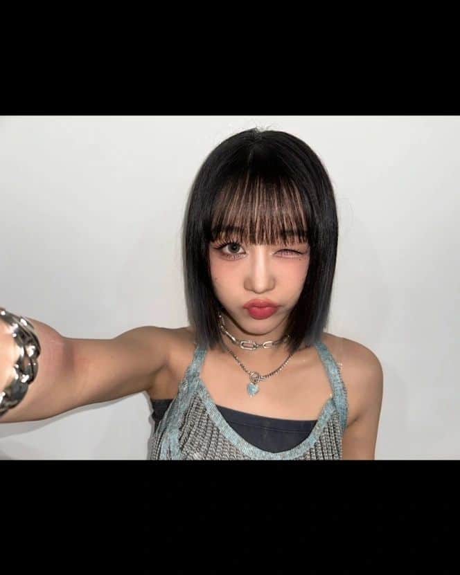 のインスタグラム：「쇼챔🧚💕🩵🤍  #히카루 #HIKARU #Kep1er #케플러」