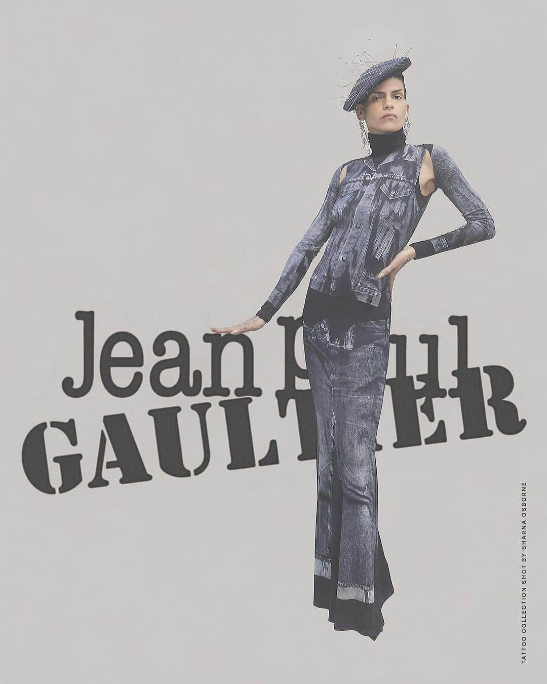 ジャンポール・ゴルチエさんのインスタグラム写真 - (ジャンポール・ゴルチエInstagram)「Discover the denim trompe-l'oeil creations from our new Tattoo collection.  #jeanpaulgaultier #jpgfashion」10月11日 21時01分 - jeanpaulgaultier