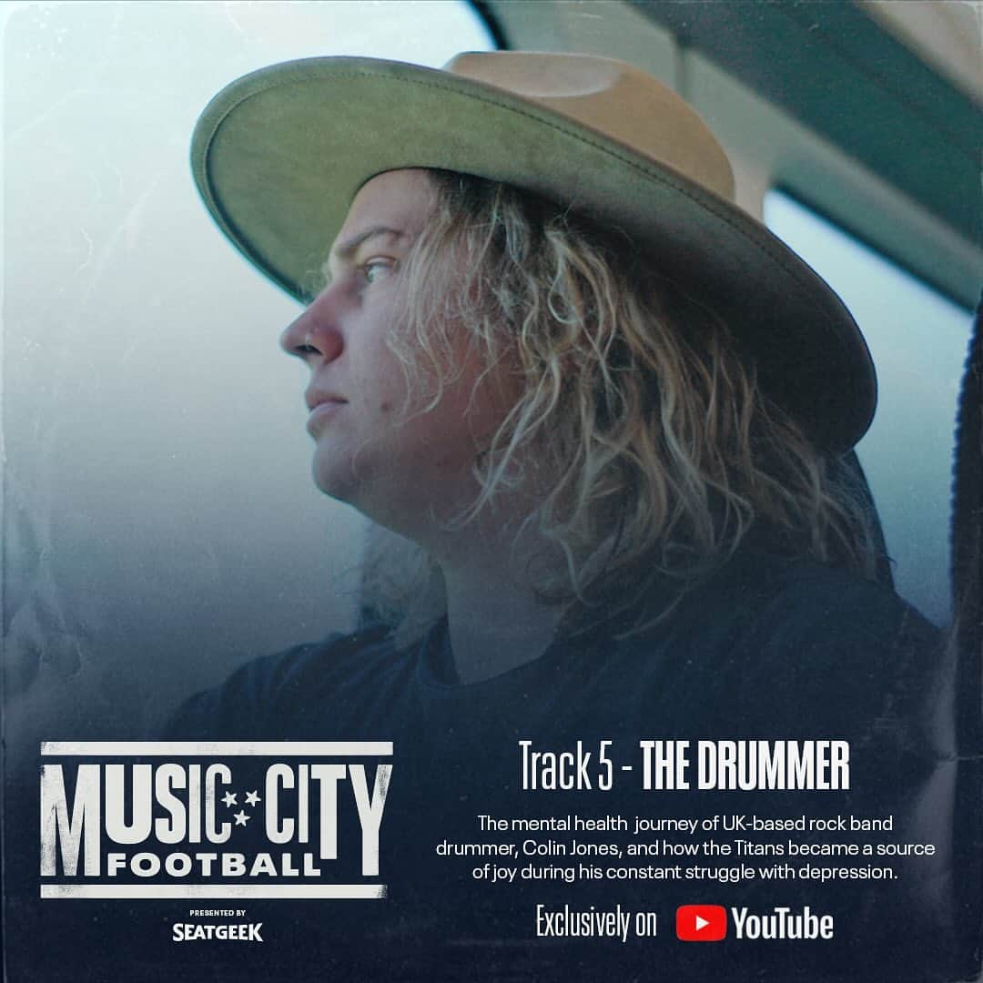 サーカ・ウェーヴスのインスタグラム：「Music City Football: Track 5 - THE DRUMMER  Available exclusively on YouTube NOW presented by @seatgeek」