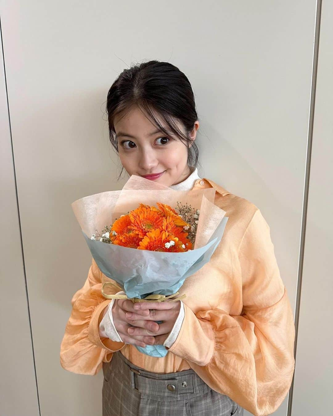 今田美桜のインスタグラム：「. ついに明日🧡🌸 #今田美桜」