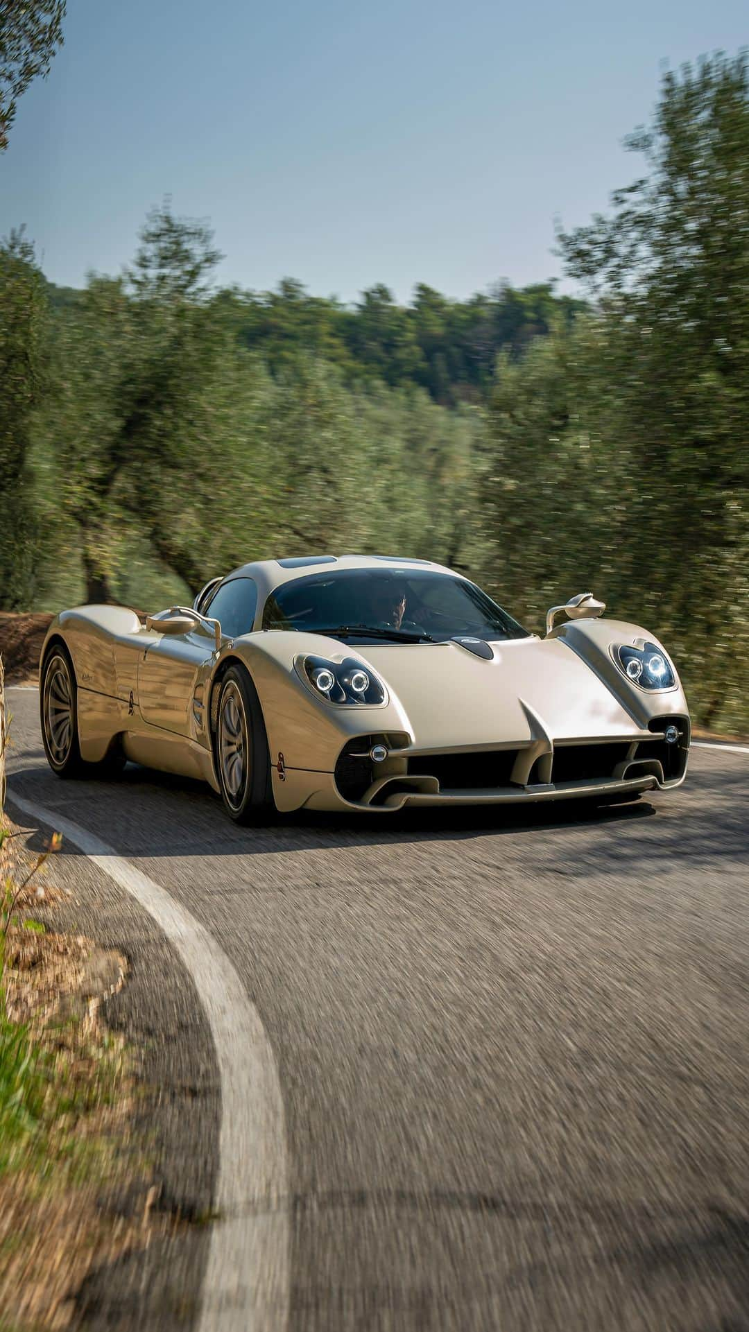 パガーニ・アウトモビリのインスタグラム：「«Art and science are two disciplines which can go hand in hand.»  Horacio Pagani was a teenager, and reading this enlightening quote by Leonardo Da Vinci ignited his desire to start Pagani Automobili.  Last weekend we drove our Utopia along Leonardo’s native places for the presentation of the book “Utopia. The Shape of Air. From Leonardo da Vinci to Pagani Utopia”: watch our latest hypercar as it moves through the winding Tuscan hills.  •  The English version “Utopia. The Shape of Air. From Leonardo da Vinci to Pagani Utopia” is available at the @horaciopaganimuseo or at paganistore.com starting next week.  La versione italiana “Utopia. Le forme dell’Aria. Da Leonardo da Vinci a Pagani Utopia” è disponibile presso l’@horaciopaganimuseo o su paganistore.com a partire dalla prossima settimana.  #Pagani #PaganiAutomobili #PaganiUtopia #TheShapeofAir #LeFormedellAria」