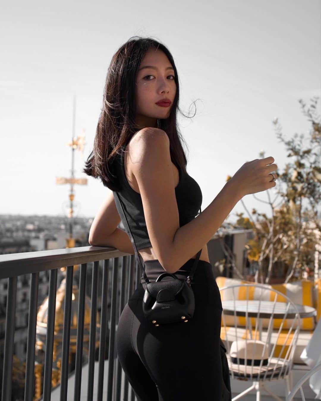 のインスタグラム：「@polene_paris   thank you for having me for a beautiful flagship tour and a beautiful brunch in Paris ✨ in love with the concept and the stories behind this brand.  Emily in Parisでも有名になったパリのレザーバッグブランドさんにパリでブランチご招待頂きました💭 フラグシップでもたくさんバッグやブランドのストーリーを聞けて、たくさんインスピレーションを受けました☺️  ヨーロッパ旅インスピレーションとアイデアどんどん湧くなあ、最高🥺💭」