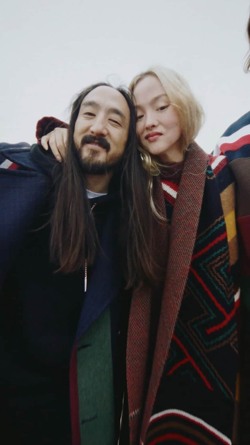 Tommy Hilfigerのインスタグラム：「#SteveAoki and #DevonAoki unite for Fall in Tommy X Pendleton. #TommyHilfiger #TommyFamily #TommyXPendleton」