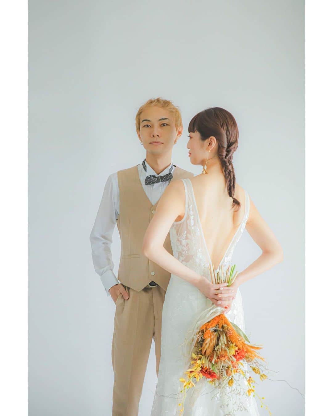 福田瞳さんのインスタグラム写真 - (福田瞳Instagram)「. . Happy Wedding 🕊 @iwaki_hasegawa ♡ @kasumi_lico」10月11日 21時52分 - fukudahitomi610