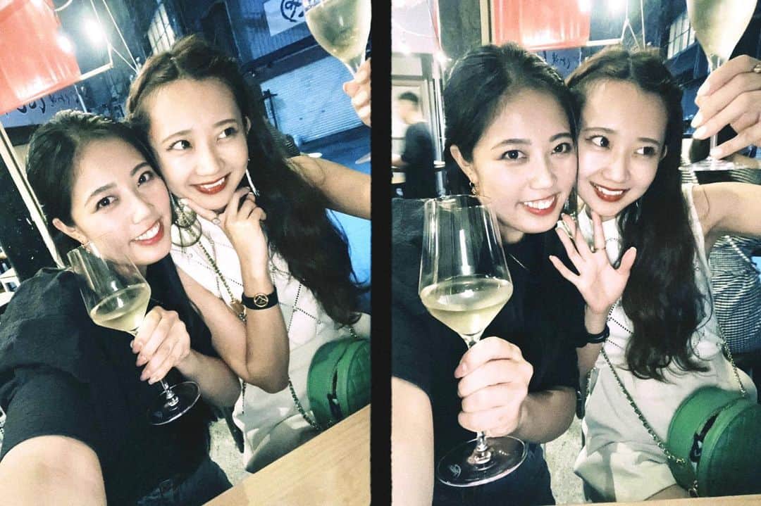 Madoka Yamamotoのインスタグラム：「天満はしご3:4🍷🍶🍻🍾佳歩の仕事の話は群抜いた面白エピソード多発してるのでずっと聞いていられるわ✈️頑張っててえらい」