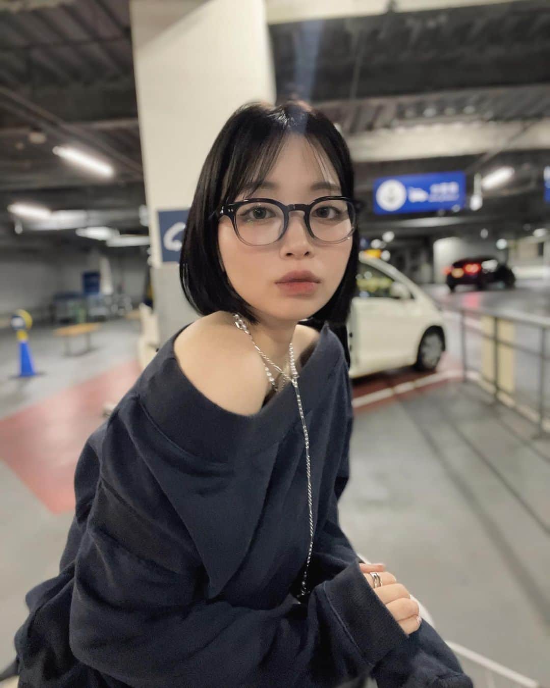 みすみのインスタグラム：「これはさっき😀 ⁡ ほんと最近こればっかかけてる👓 グラデーションが可愛い。」