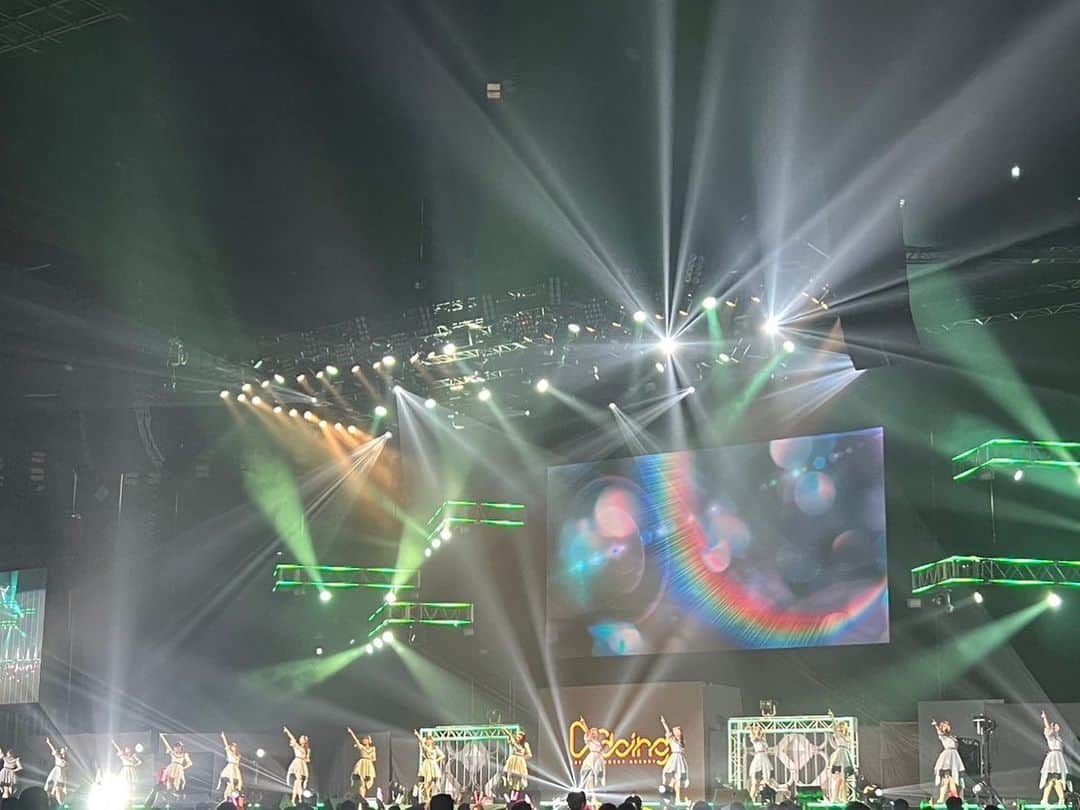 清司麗菜のインスタグラム：「FUURYUUFES2023 inさいたまスーパーアリーナ🎤  地元、埼玉でのフェス！！  さいたまスーパーアリーナという大きくてビックなステージでのパフォーマンス！！  最高に楽しくて幸せで、忘れられない時間になりました😌🫶  ありがとうございました！！  #FUURYUUFES2023 #さいたまスーパーアリーナ #NGT48#idoll #ガルボム」