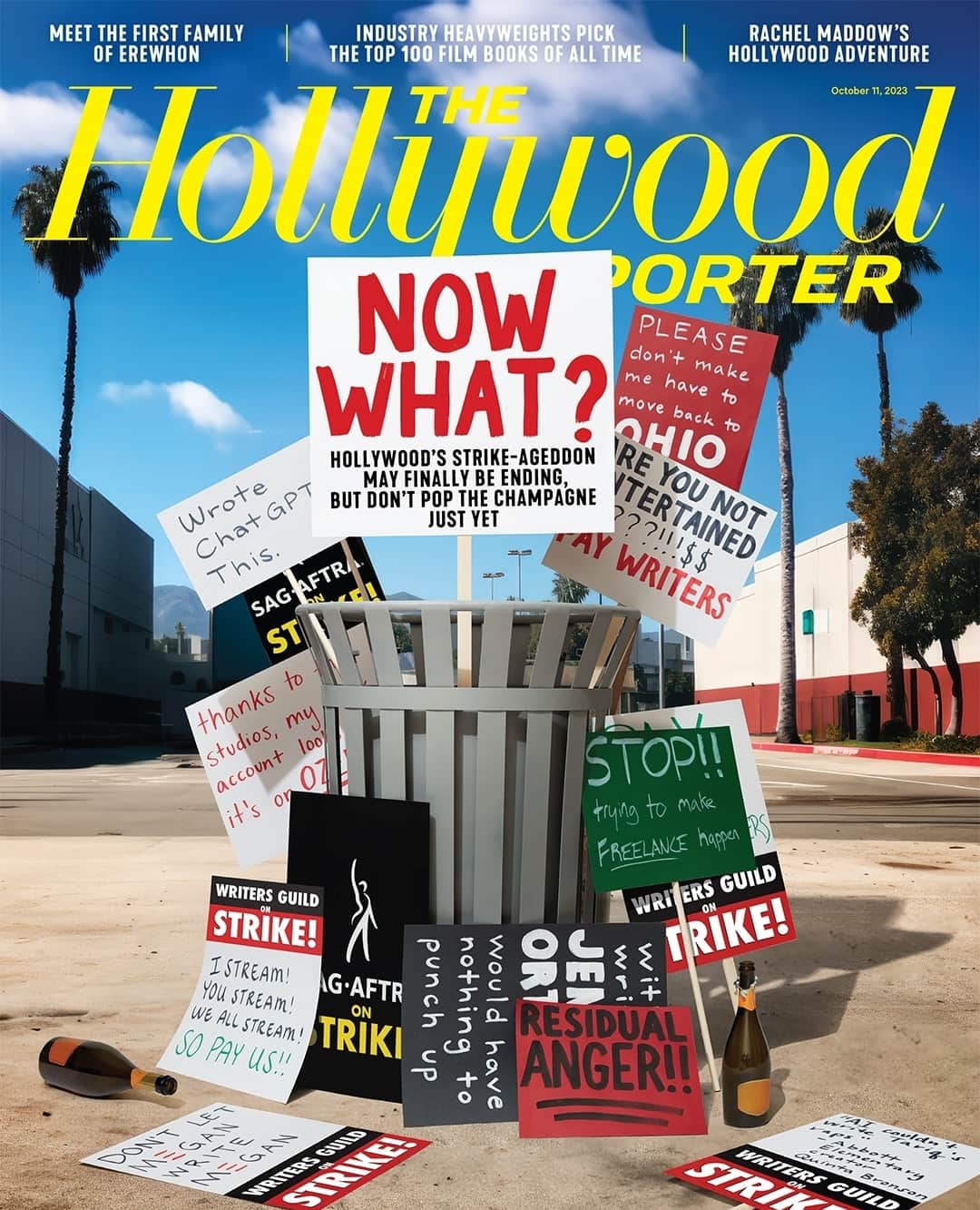 ハリウッド・リポーターさんのインスタグラム写真 - (ハリウッド・リポーターInstagram)「Now what? ⁠ ⁠ Hollywood’s "summer of strikes" may be about to wrap, but don’t pop the champagne just yet. Existential issues still loom large. THR breaks down the five crises facing Hollywood post-strike in this week's cover feature. Read at the link in bio.」10月11日 22時28分 - hollywoodreporter