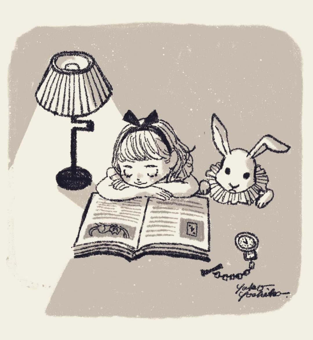 吉岡ゆうこのインスタグラム：「Drawing.  #illust  #illustration  #instaart  #fashionillustration  #artwork  #digitalart  #girl  #drawing  #イラストレーション  #digitalpainting #ファッションイラストレーター  #advertisingillustration  #일러스트  #패션일러스트 #illustrationdemode  #illustagram  #イラストレーター  #イラストグラム  #drawing #aliceinwonderland」