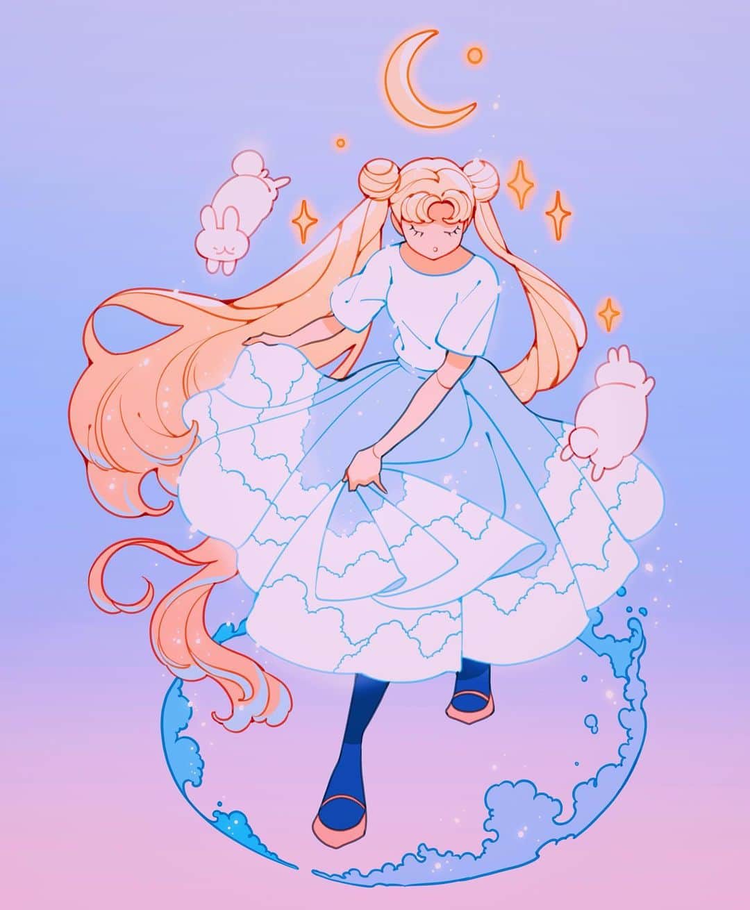 のインスタグラム：「moon dance 🌙✨」