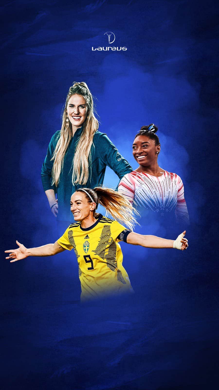 コソヴァレ・アスラニのインスタグラム：「“Know that you are capable of anything that you set your mind to.”  This #DayOfTheGirl, hear the advice that Laureus Academy Member Missy Franklin, Ambassador Kosovare Asllani and three-time Laureus World Sportswoman of the Year Simone Biles have for girls all over the world.  #DayOfTheGirl」