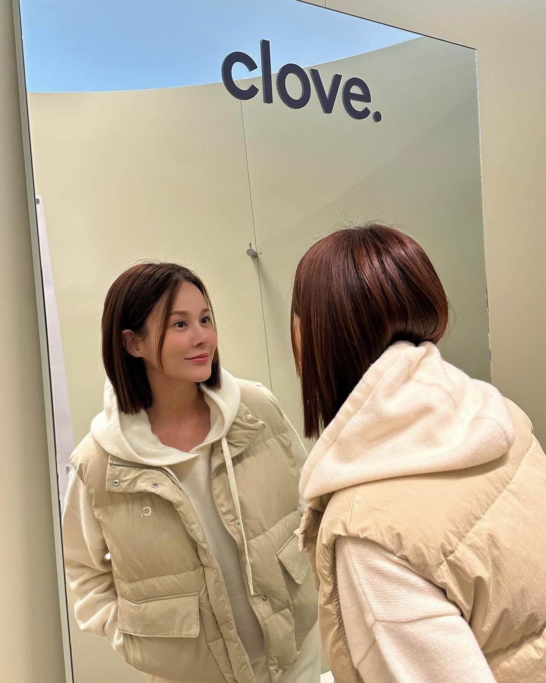 Ivyのインスタグラム：「@cloveclub  내사랑 클로브💚 언제나 내 일상에서 편안하고 따스한 무드를 주는 최고의 브랜드. 가을겨울도 무조건 클로브지🫶🏼 @juhyun1023 전주현 짱이야 지구를 정복해주세여」