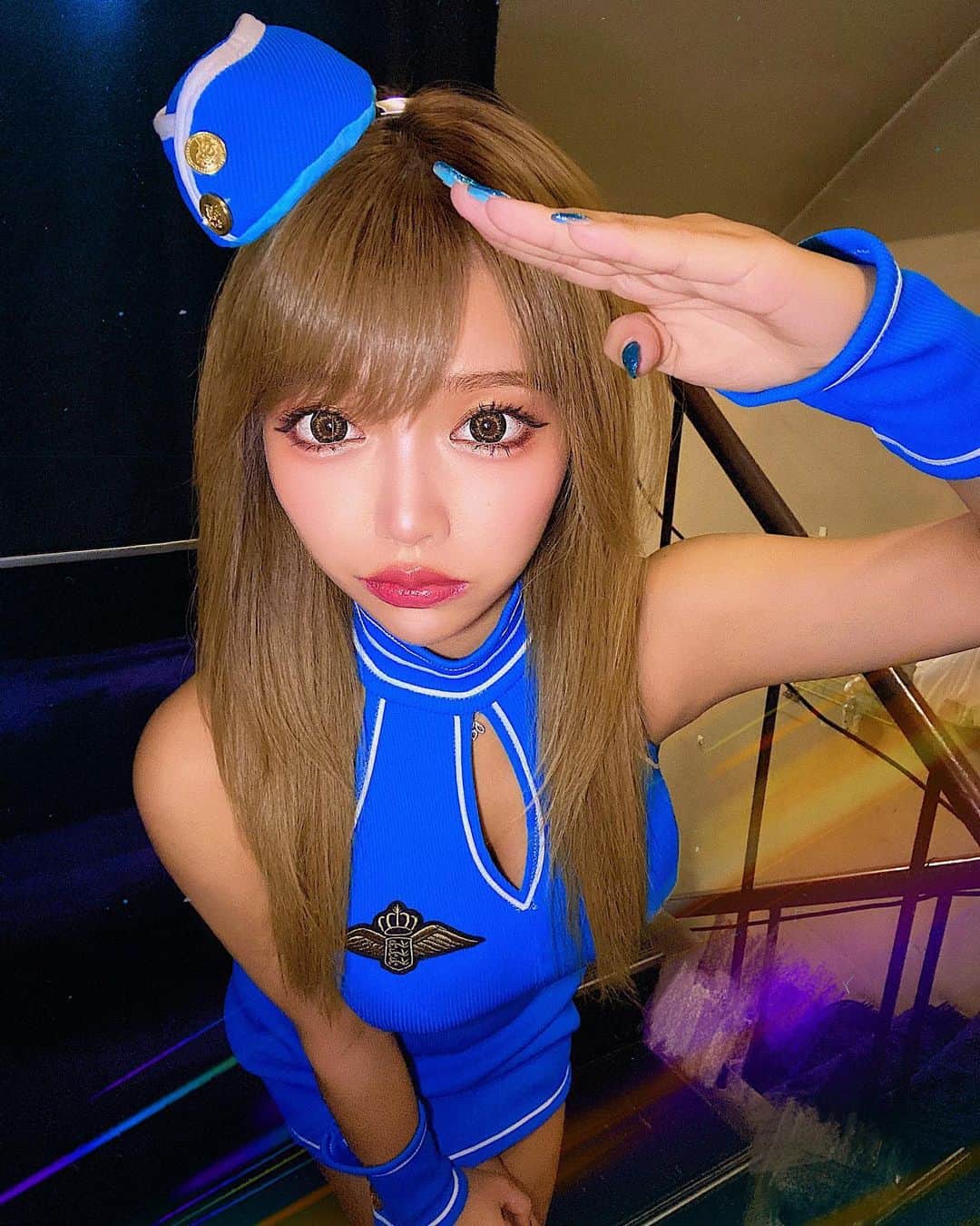 Hiiroのインスタグラム：「アテンションプリーズ💙✈️  こんなキャビンアテンダントはいかがですか？💁🏻‍♀️💕   ・  ・  ・」