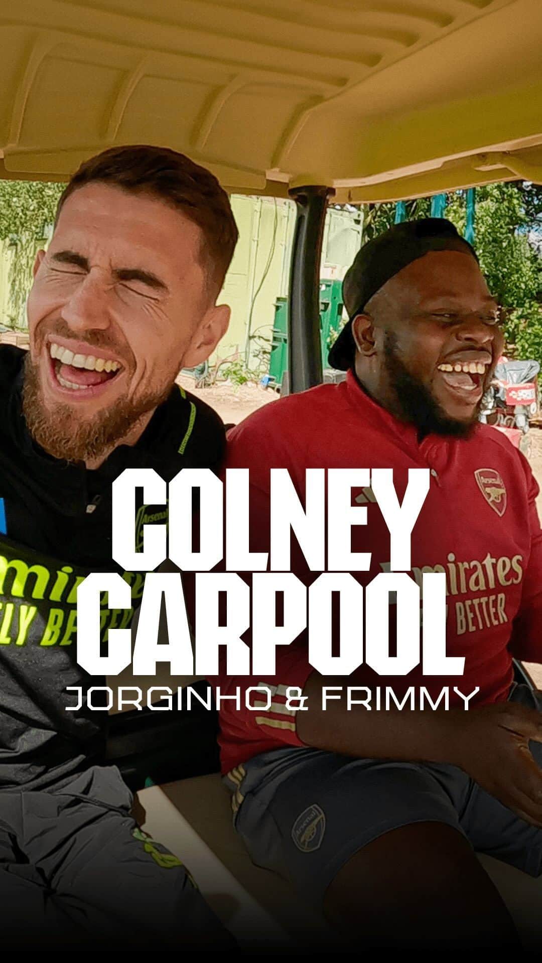 ジョルジェ・ルイス・フレーロのインスタグラム：「🤹‍♂️ Secret talent 🎤 Big vocals 👀 Surprise cameo  🚘 Jorginho jumped in the Frimborghini for our latest Colney Carpool. Watch now on Arsenal.com and the App 📱」