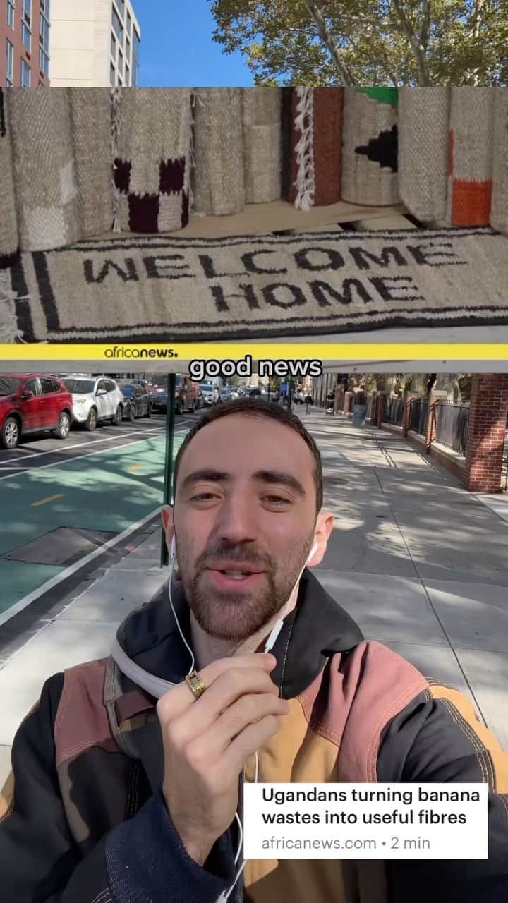 のインスタグラム：「A minute of good news for you! A lot of stories are about food today, I might have been hungry while researching this morning…  #forthefirstandonlytime #october11 #goodnews #freshair   ℹ️Stories on climativity.com every Friday, 🎶Music by Tristan Arostegui & Hunter Hanson.」
