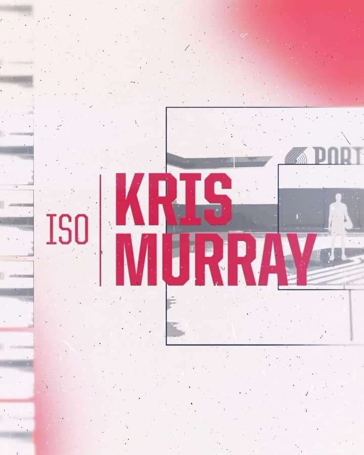 ポートランド・トレイルブレイザーズのインスタグラム：「ISO with @krismurray__ 🎥」