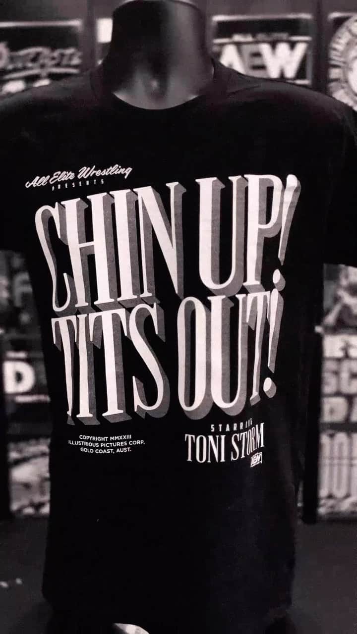 トニー・ストームのインスタグラム：「Lights, Camera, Action!  Enjoy the premiere of the new “Timeless” Toni Storm T-Shirt - Illustrious. Order yours at Pro Wrestling Tees & ShopAEW now! @tonistorm_ @shopaew @aew  #pwtees #prowrestlingtees #pwt #aew #allelitewrestling #allelite #tonistorm #timeless #timelesstonistorm #shopaew #silentfilm」